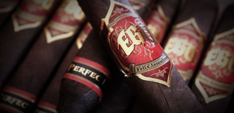 EGO Red Perfect cigars wearing their red and gold bands